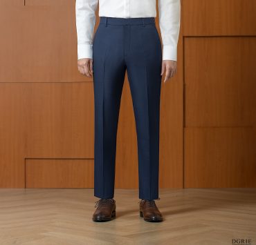 DGRIE PLAY - กางเกงสีน้ำเงิน Slim fit Wool Admiral Blue