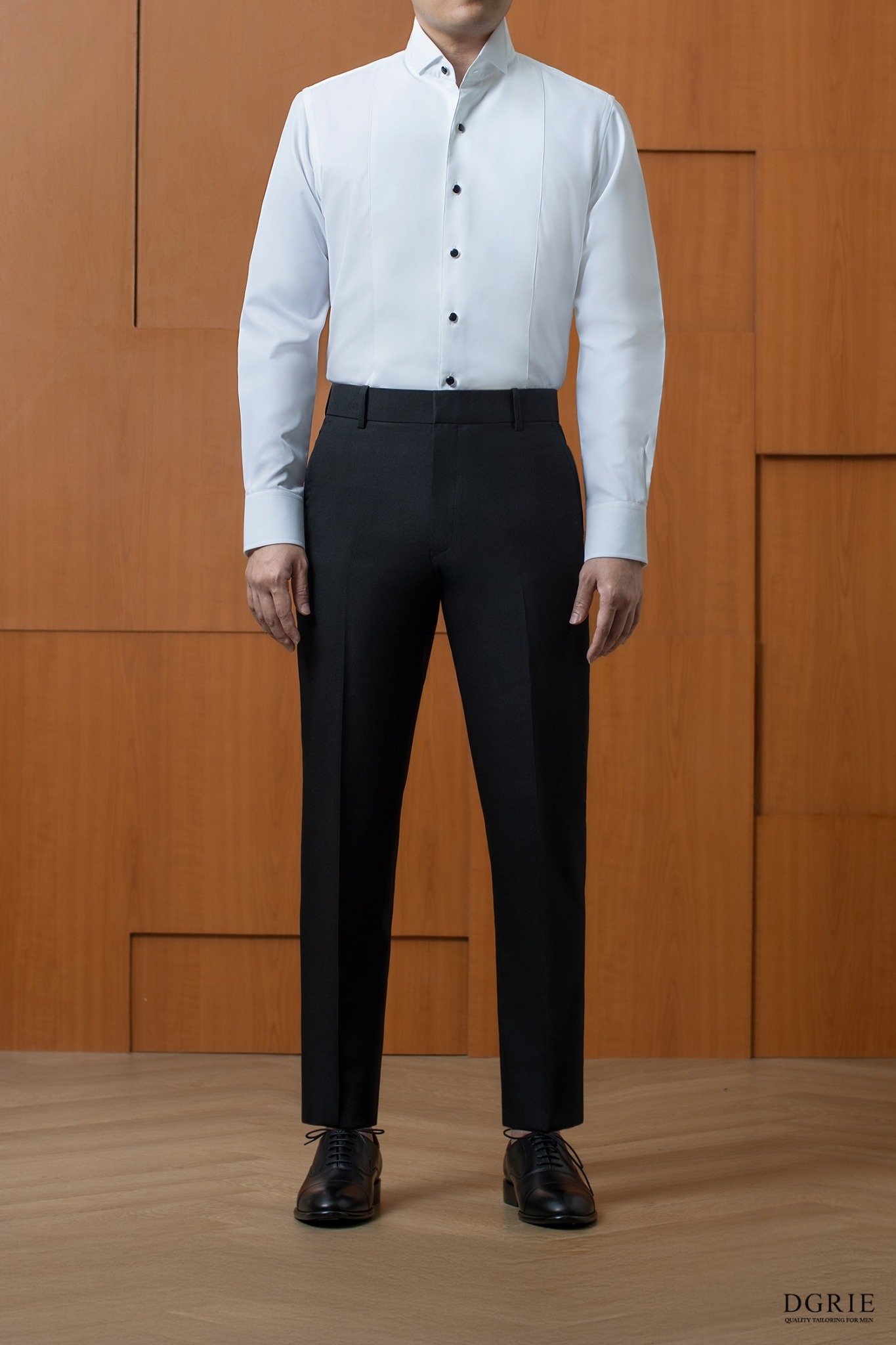 เชิ้ตทักซิโด้ White Tuxedo Shirt II Wingtip Collar