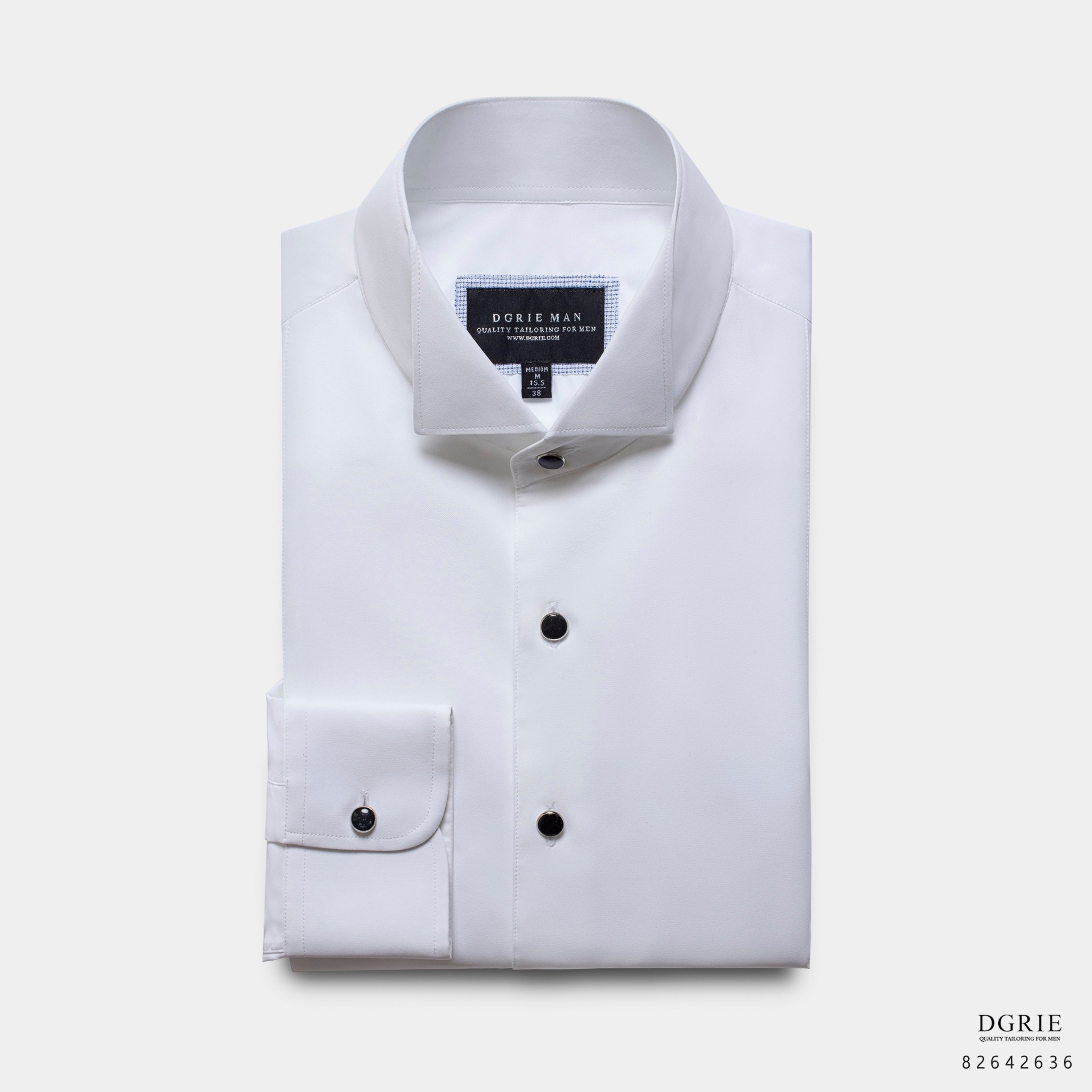 เชิ้ตทักซิโด้ White Tuxedo Shirt II Wingtip Collar