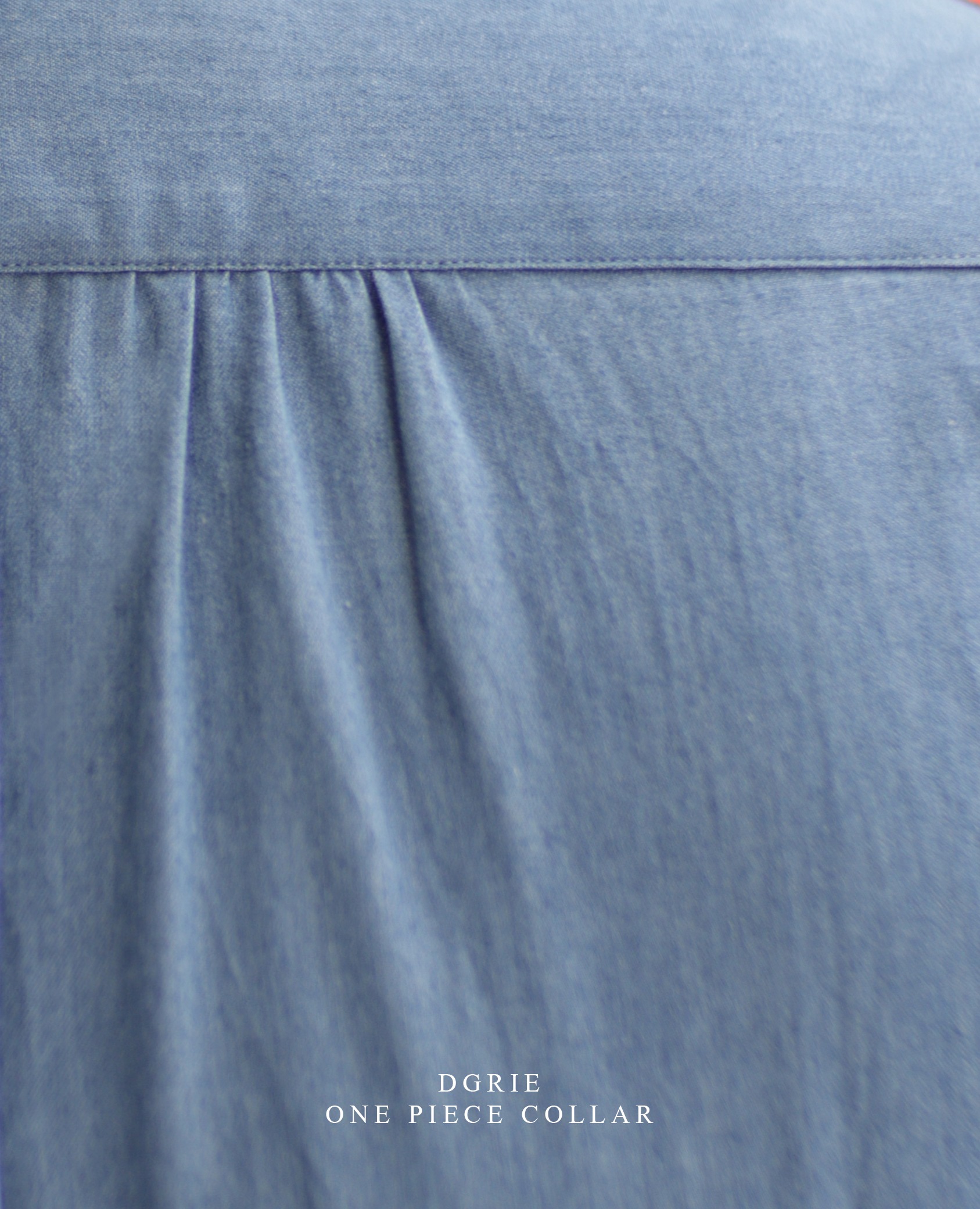 เสื้อเชิ้ตยีนส์ DENIM CUSTOM ONE PIECE COLLAR SHIRT