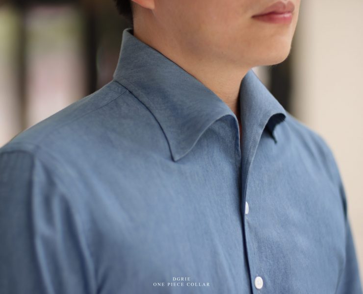 เสื้อเชิ้ตยีนส์ DENIM CUSTOM ONE PIECE COLLAR SHIRT