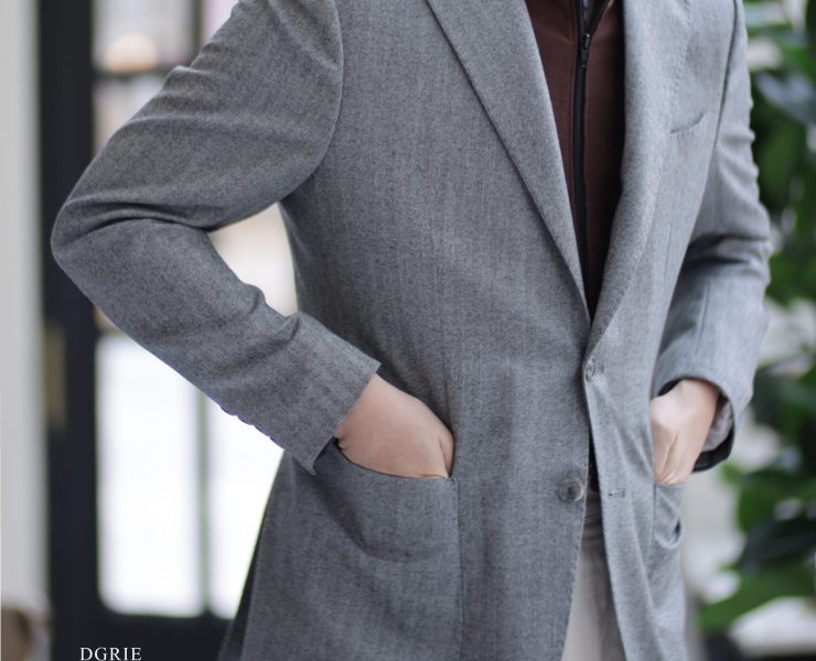 ตัดสูทลำลอง DGRIE FLANNEL ZIP-UP INNER JACKET