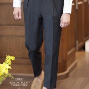 DGRIE PANTS 62 : ตัดกางเกง KISSING PLEAT BELTS ADJUSTER