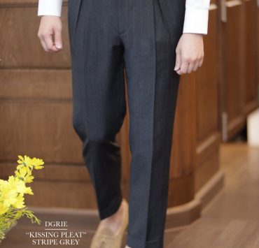 DGRIE PANTS 62 : ตัดกางเกง KISSING PLEAT BELTS ADJUSTER