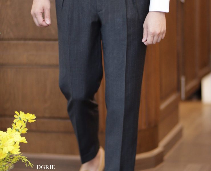 DGRIE PANTS 62 : ตัดกางเกง KISSING PLEAT BELTS ADJUSTER