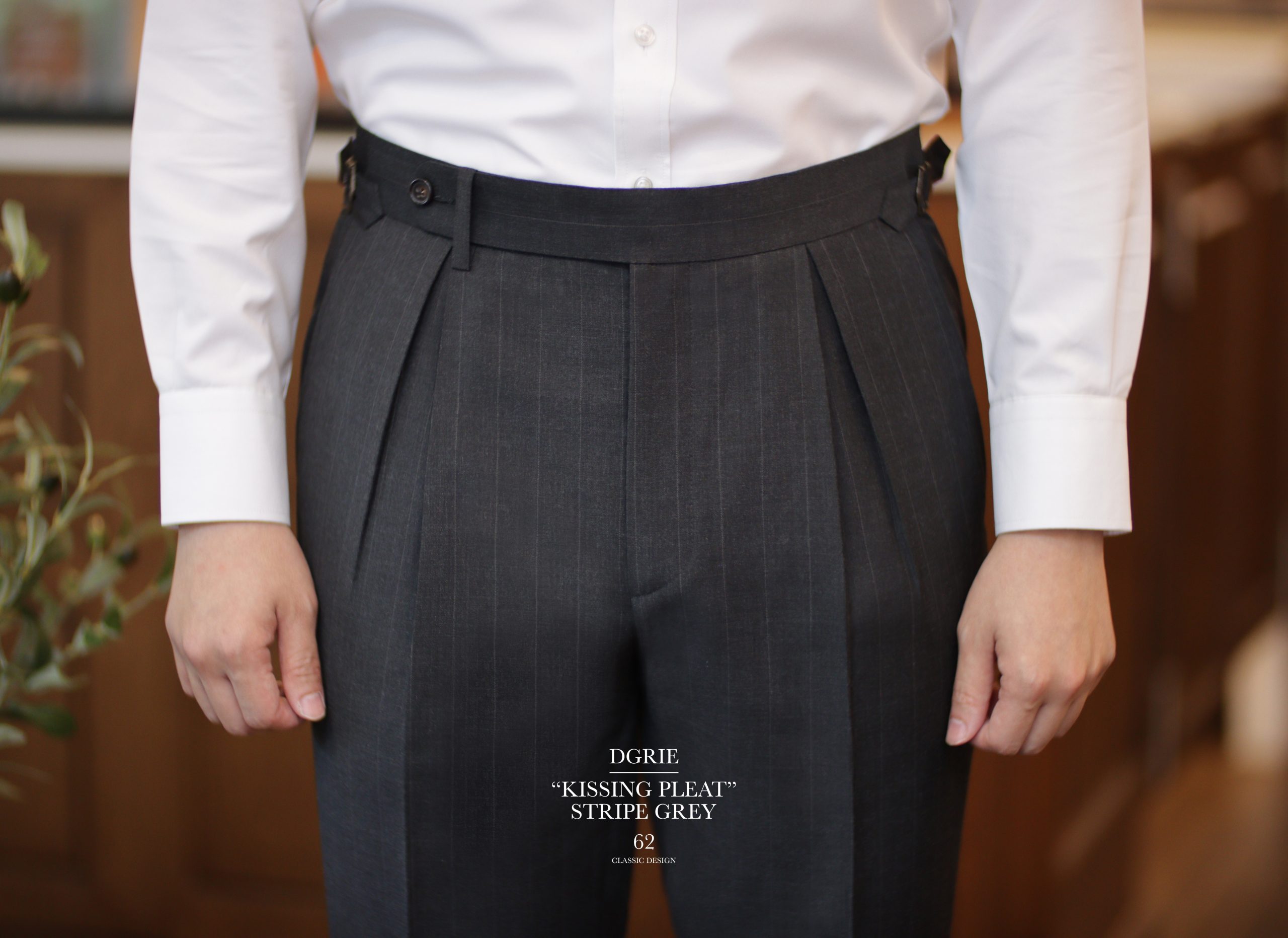 IMG_7440 copy DGRIE PANTS 62 : ตัดกางเกง KISSING PLEAT BELTS ADJUSTER