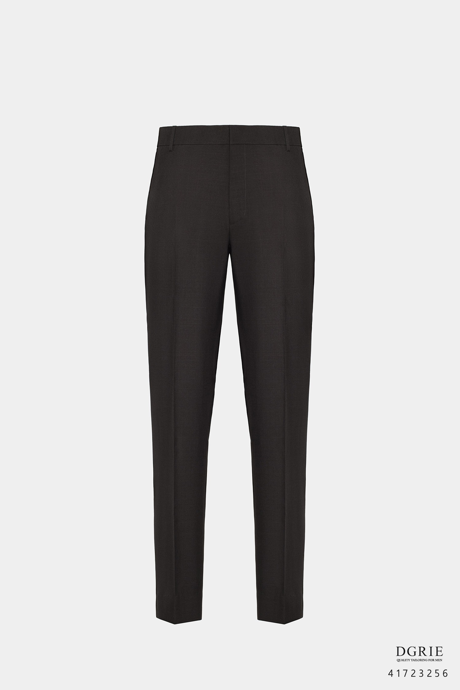 กางเกง DGRIE PLAY - Slim-fit Dark Brown Pants