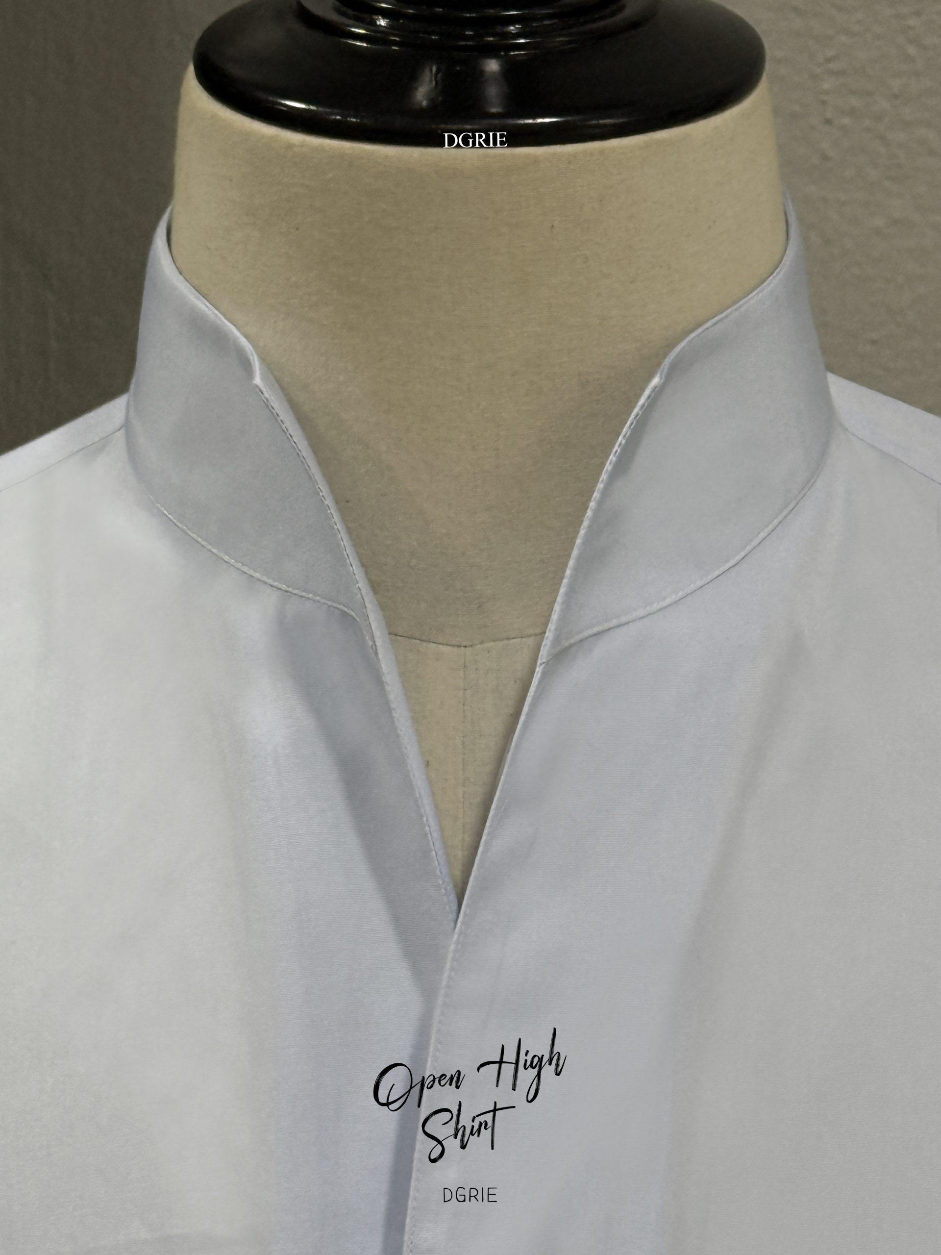 ตัดเชิ้ตปกคอสูง Open High One Piece Collar Shirts