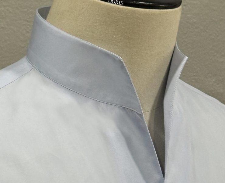 ตัดเชิ้ตปกคอสูง Open High One Piece Collar Shirts