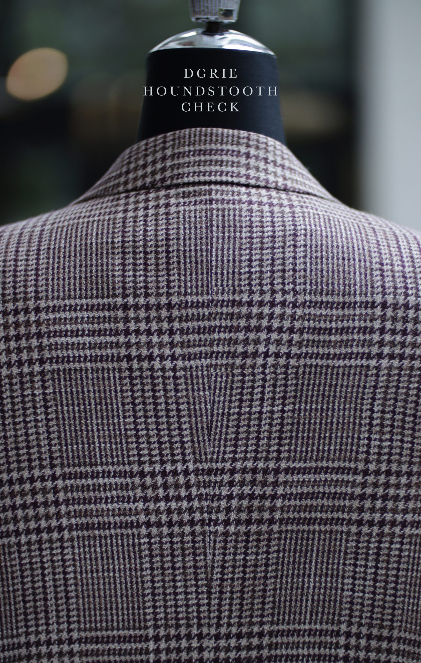 ตัดสูท ลายตาราง DGRIE BESPOKE HOUNDSTOOTH CHECK