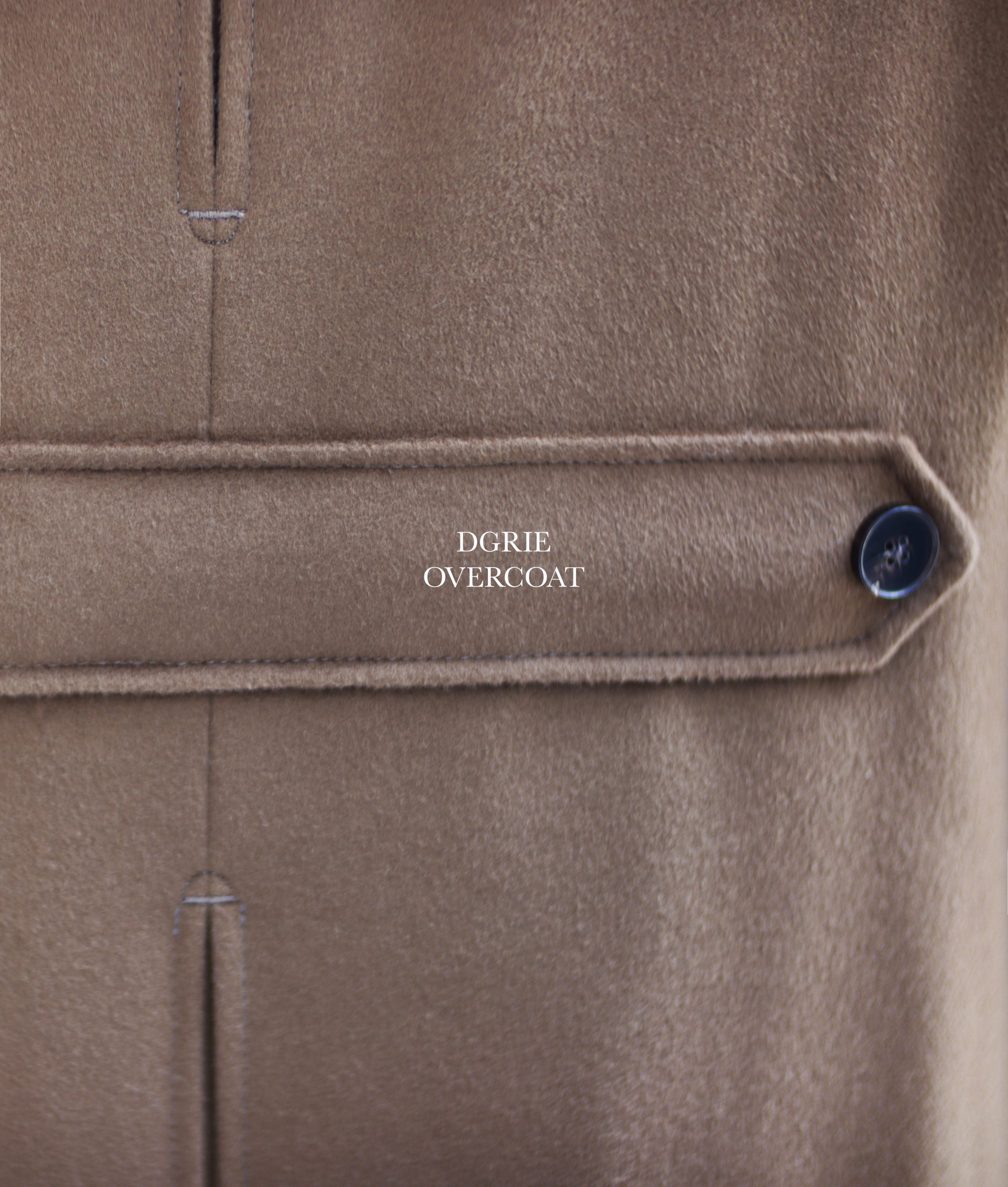 ตัดโค้ท DGRIE Brown Overcoat 100% Wool Classic Design