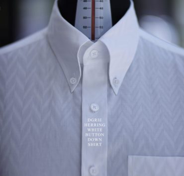 DGRIE Heavy Herring Bone White Shirts