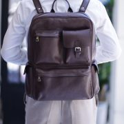 กระเป๋าเป้ สะพายหลัง DGRIE Leather Backpacks for Men