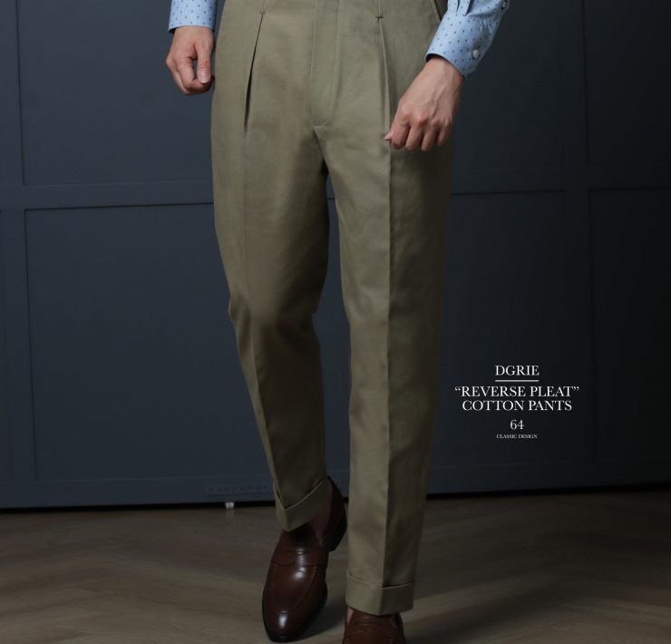 DGRIE PANTS 64 : ตัดกางเกง Reverse Pleates Classic Pants 21 DGRIE PANTS 64 : ตัดกางเกง Reverse Pleates Classic Pants