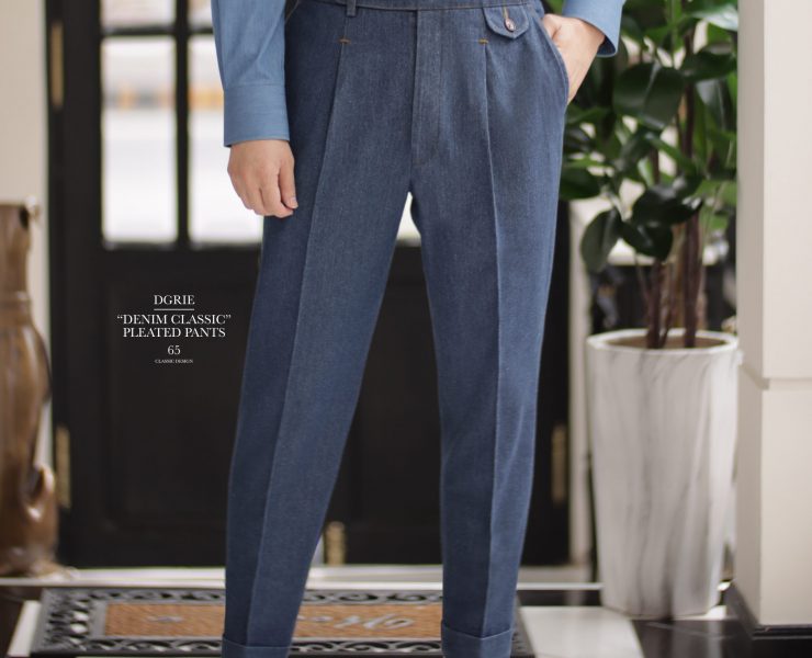 DGRIE PANTS 65 - ตัดกางเกงยีนส์ CUSTOM CLASSIC PLEATED DENIM