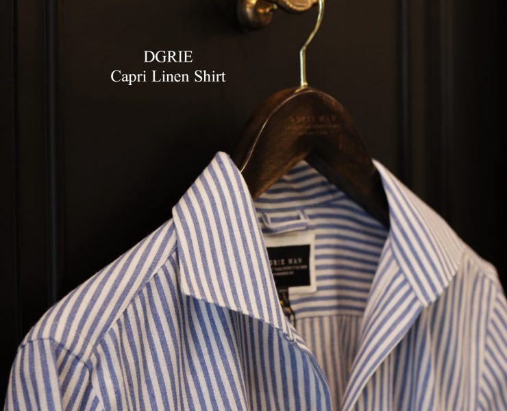 ตัดเสื้อเชิ้ต The Capri Linen Shirt One-Piece Collar