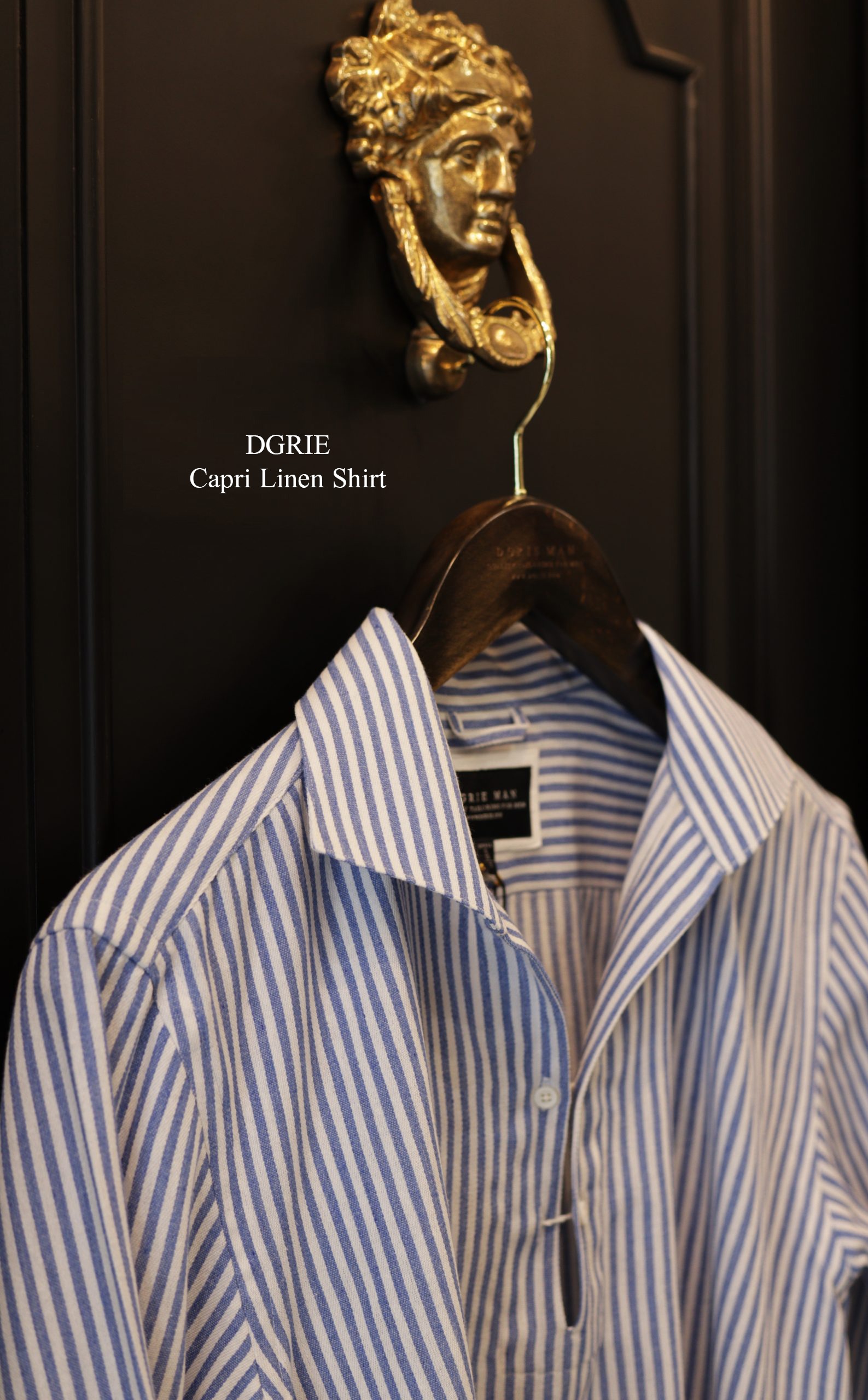 ตัดเสื้อเชิ้ต The Capri Linen Shirt One-Piece Collar