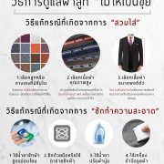 How to care for suits to prevent pilling : วิธีการดูแลผ้าสูท ไม่ให้เป็นขุย