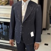 ตัดสูท DGRIE - Fitting Ascot High Twist Wool Pin Stripe Suits