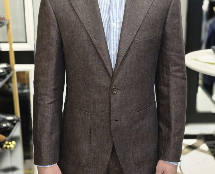 ตัดสูท ลินิน DGRIE Brown Linen Suits
