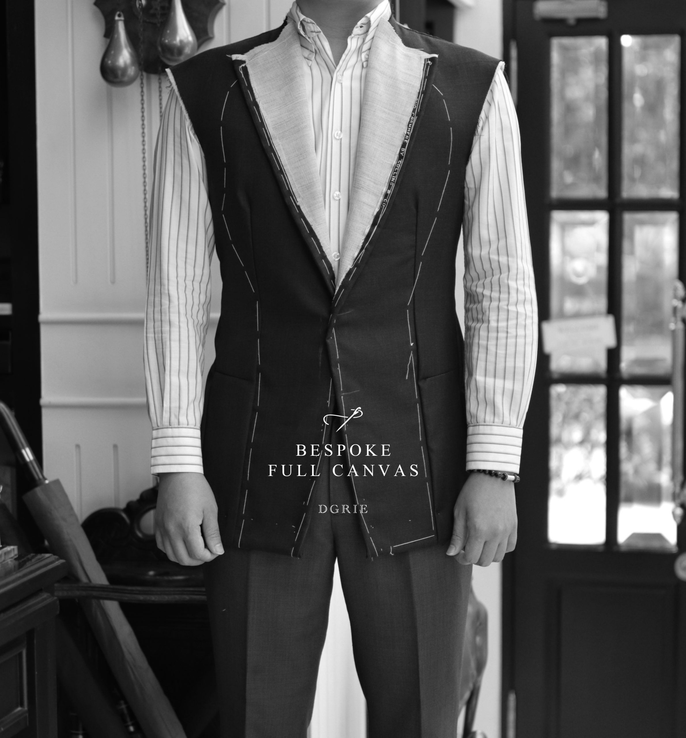 ตัดสูทหางม้า DGRIE Full Canvas Construction Suit