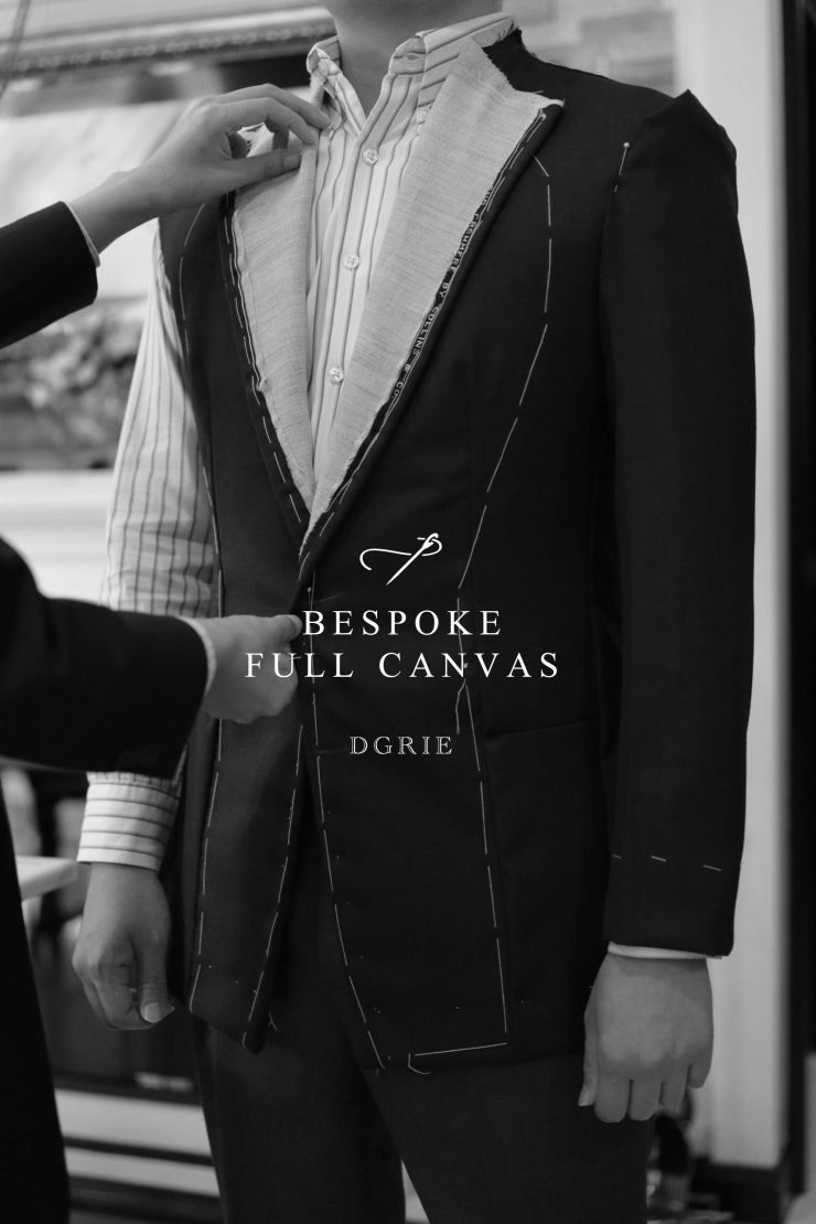 ตัดสูทหางม้า DGRIE Full Canvas Construction Suit
