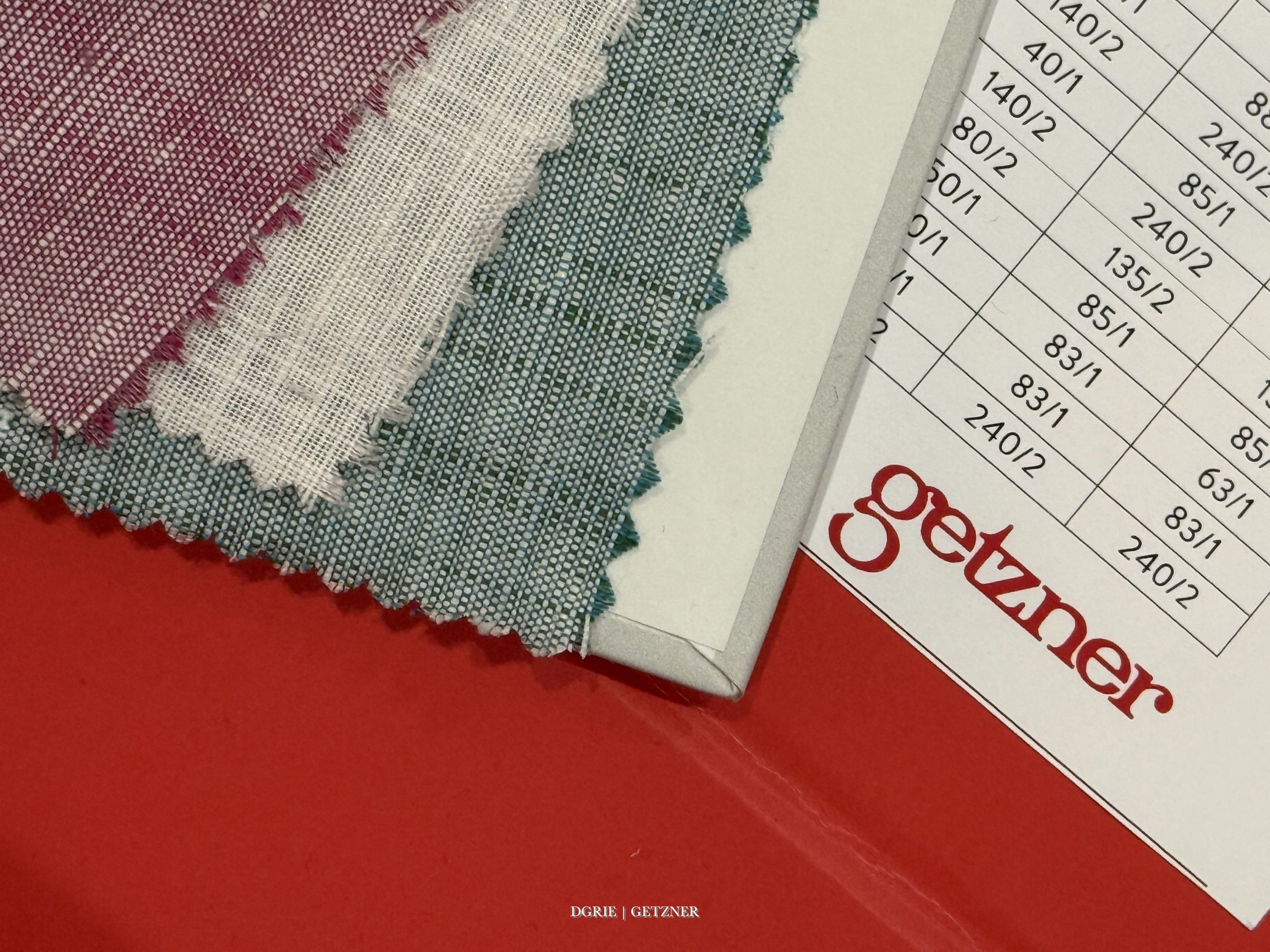 DGRIE GETZNER INNOVATIVE TEXTILES SINCE 1818