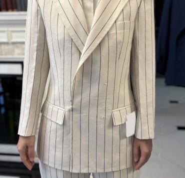 ตัดสูท DGRIE Fitting Heavy Pin-Stripe Linen Suits