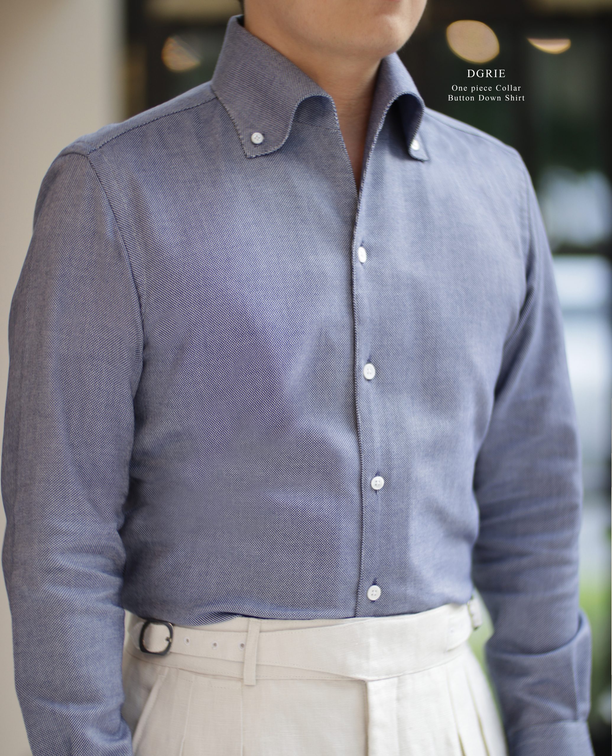 ตัดเชิ้ต DGRIE One Piece Collar Button Down Shirt