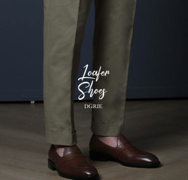 รองเท้าโลฟเฟอร์ Cognac Premium Penny Loafer Shoes