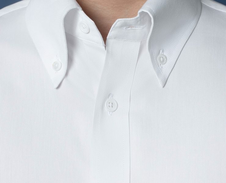 เสื้อเชิ้ต Oxford White K/G Button Down Collar Shirt - DGRIE