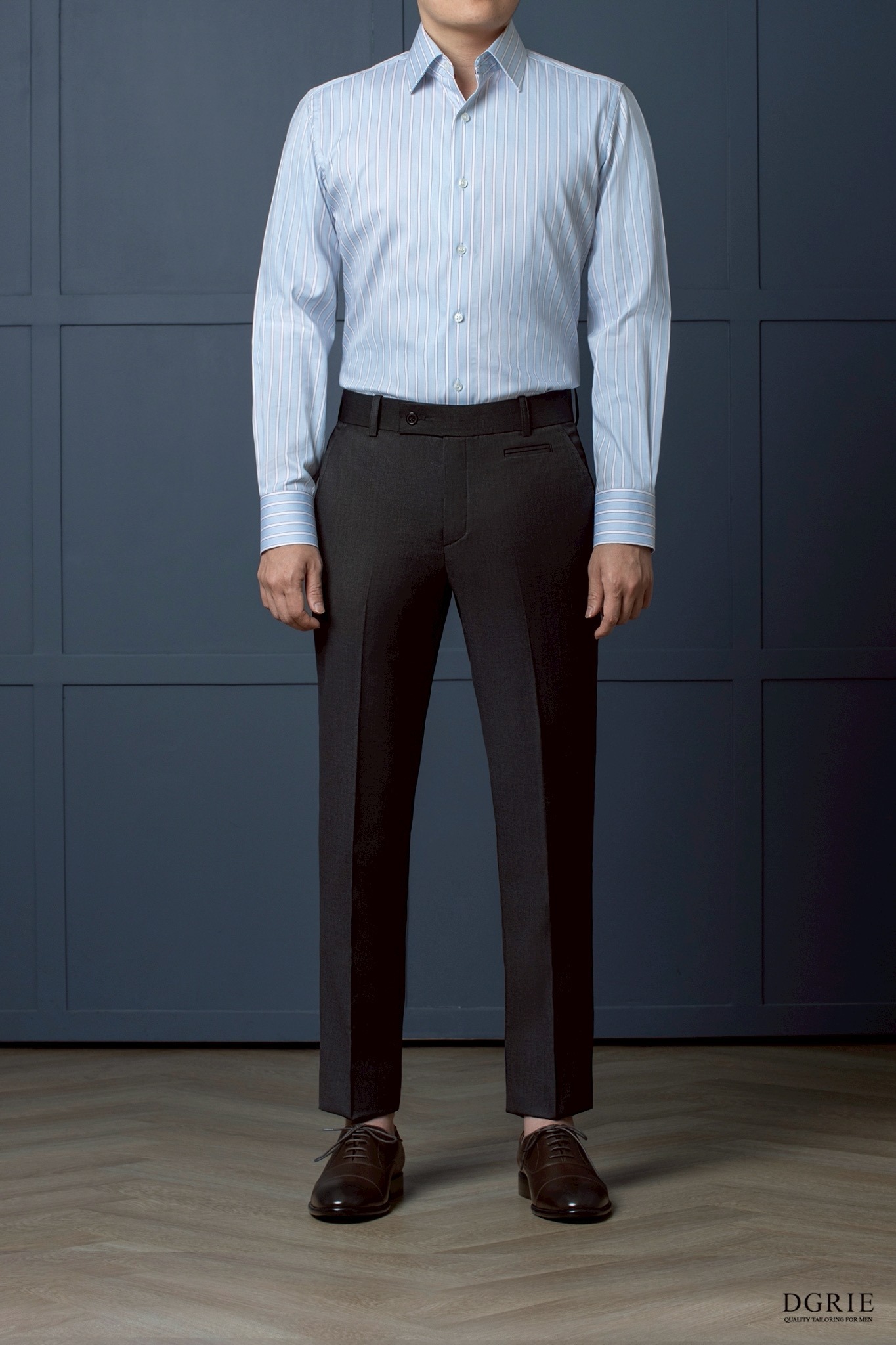 Shadow Dark Grey Coin Pocket Wool Pants