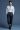 เสื้อเชิ้ตลินิน Casual Linen Navy Two Tone White Collar Shirts