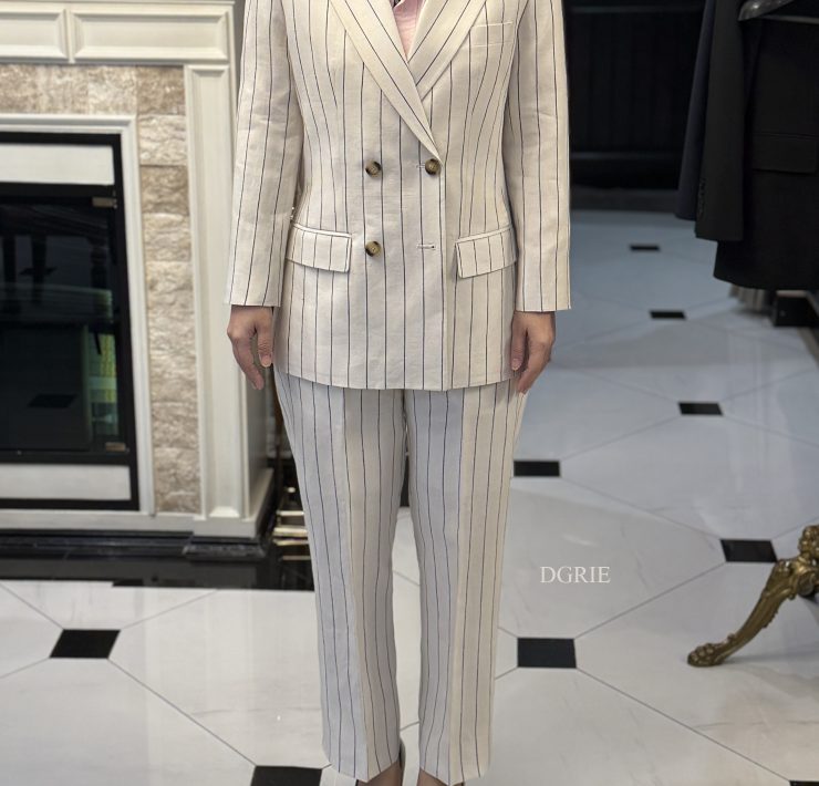 ตัดสูทผู้หญิง DGRIE Heavy Pin-Stripe Linen Suits 16 ตัดสูทผู้หญิง DGRIE Heavy Pin-Stripe Linen Suits