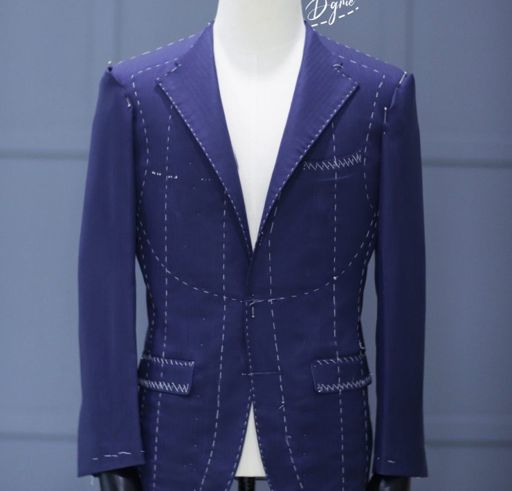 Fitting Stage : ตัดสูทสีน้ำเงินสี Navy Blue สไตล์คลาสสิค 17 Fitting Stage : ตัดสูทสีน้ำเงินสี Navy Blue สไตล์คลาสสิค