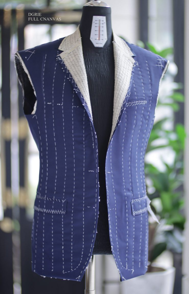 ตัดสูทหางม้า Full Canvas Construction Suit