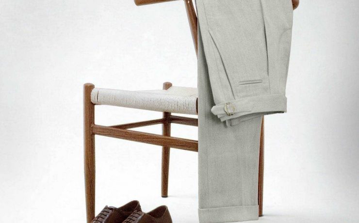 Havana Natural Linen R/B Gold Buckel Pants 54 Havana Natural Linen R/B Gold Buckel Pants