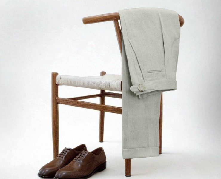 Havana Natural Linen R/B Gold Buckel Pants