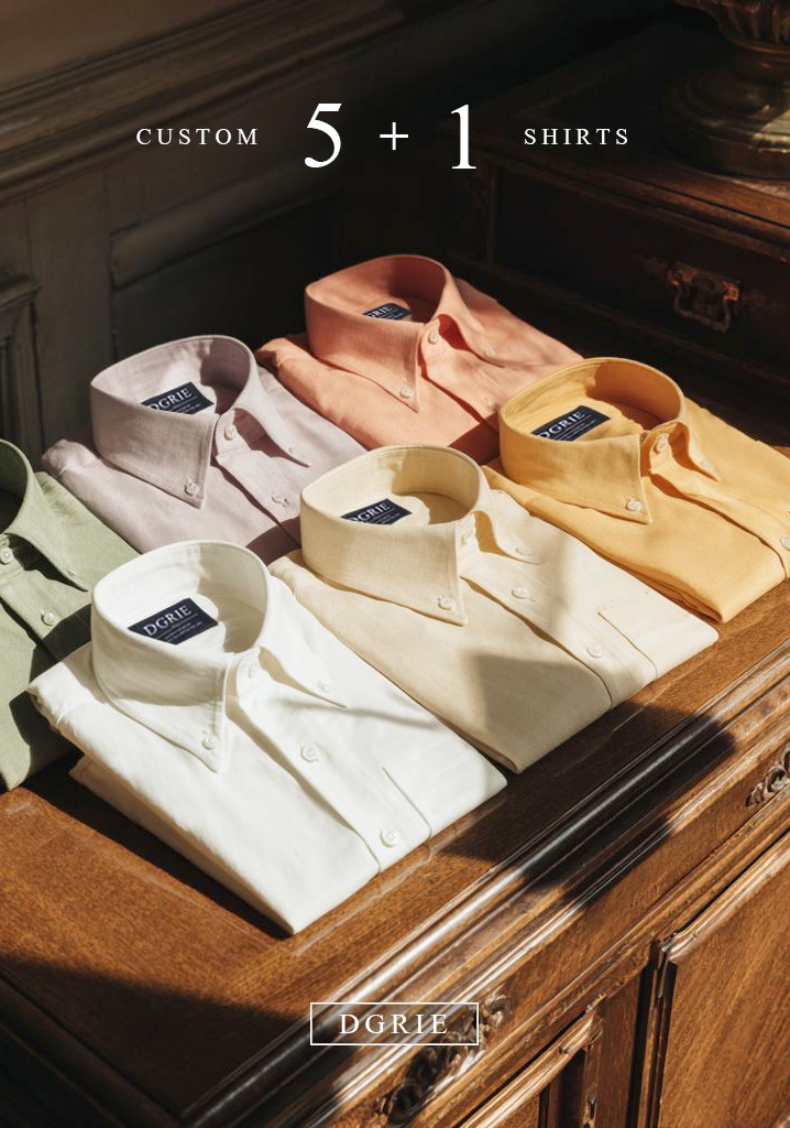 5 free 1 shirts copy DGRIE - CUSTOM 5 SHIRTS GET 1 FREE สั่งตัดเสื้อเชิ้ต 5 ตัว ฟรี 1