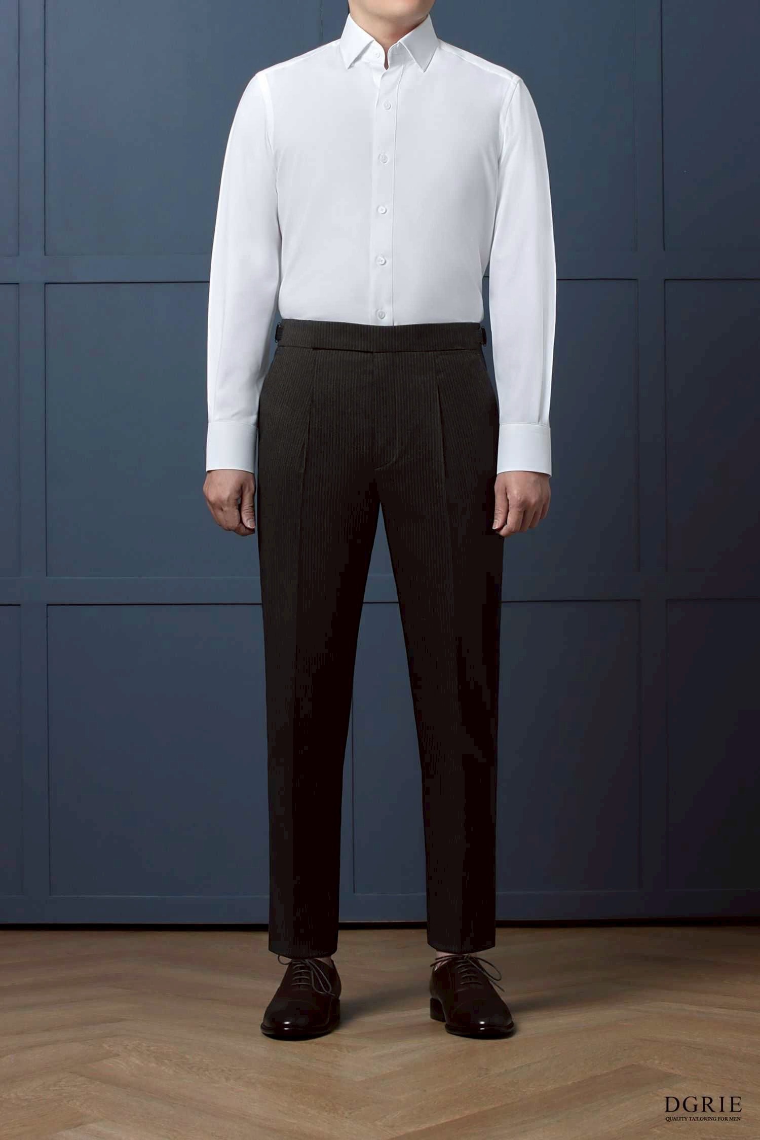 IMG_3092 2 DGRIE Exclusive White Shirt Jp Spandex Non-Wrinkles - DGRIE