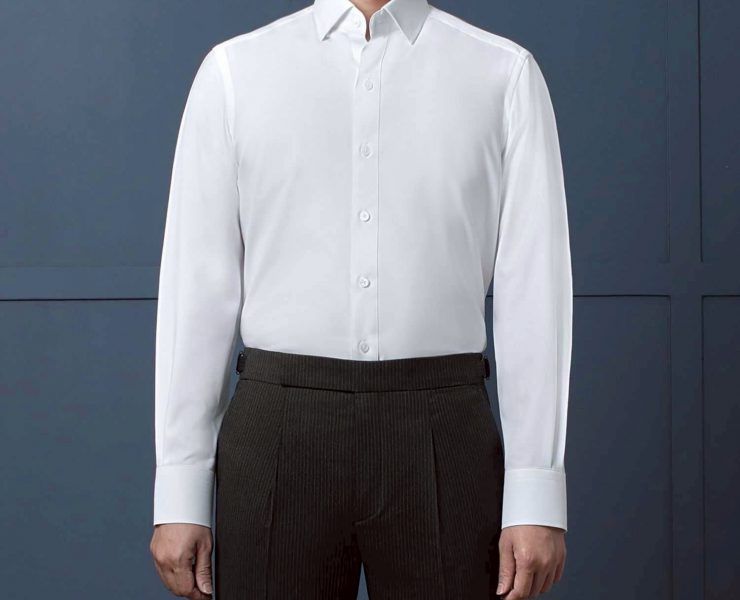 DGRIE Exclusive White Shirt Jp Spandex Non-Wrinkles - DGRIE