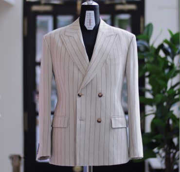 ตัดสูท DGRIE Heavy Pin-Stripe Linen Suits
