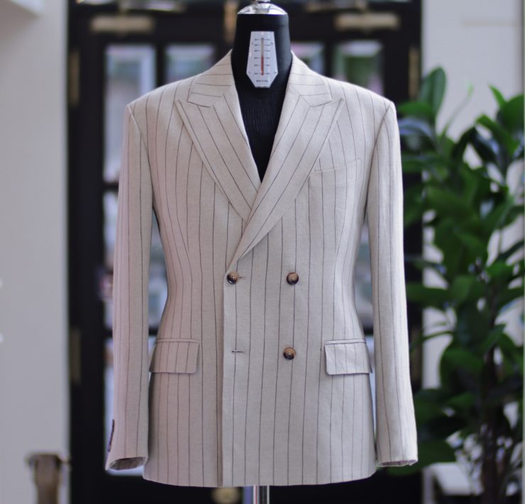 ตัดสูท DGRIE Heavy Pin-Stripe Linen Suits 16 ตัดสูท DGRIE Heavy Pin-Stripe Linen Suits