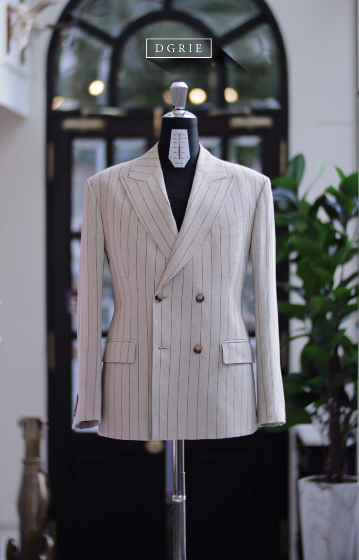 ตัดสูท DGRIE Heavy Pin-Stripe Linen Suits 20 ตัดสูท DGRIE Heavy Pin-Stripe Linen Suits