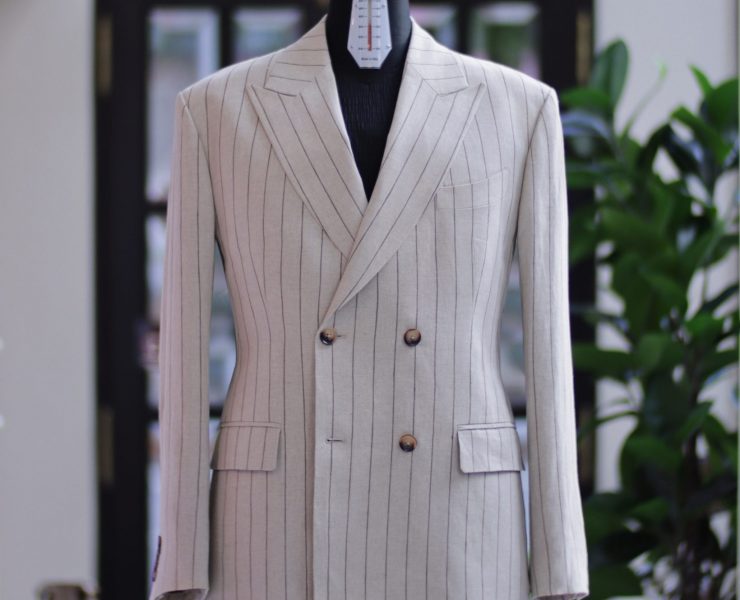 ตัดสูท DGRIE Heavy Pin-Stripe Linen Suits