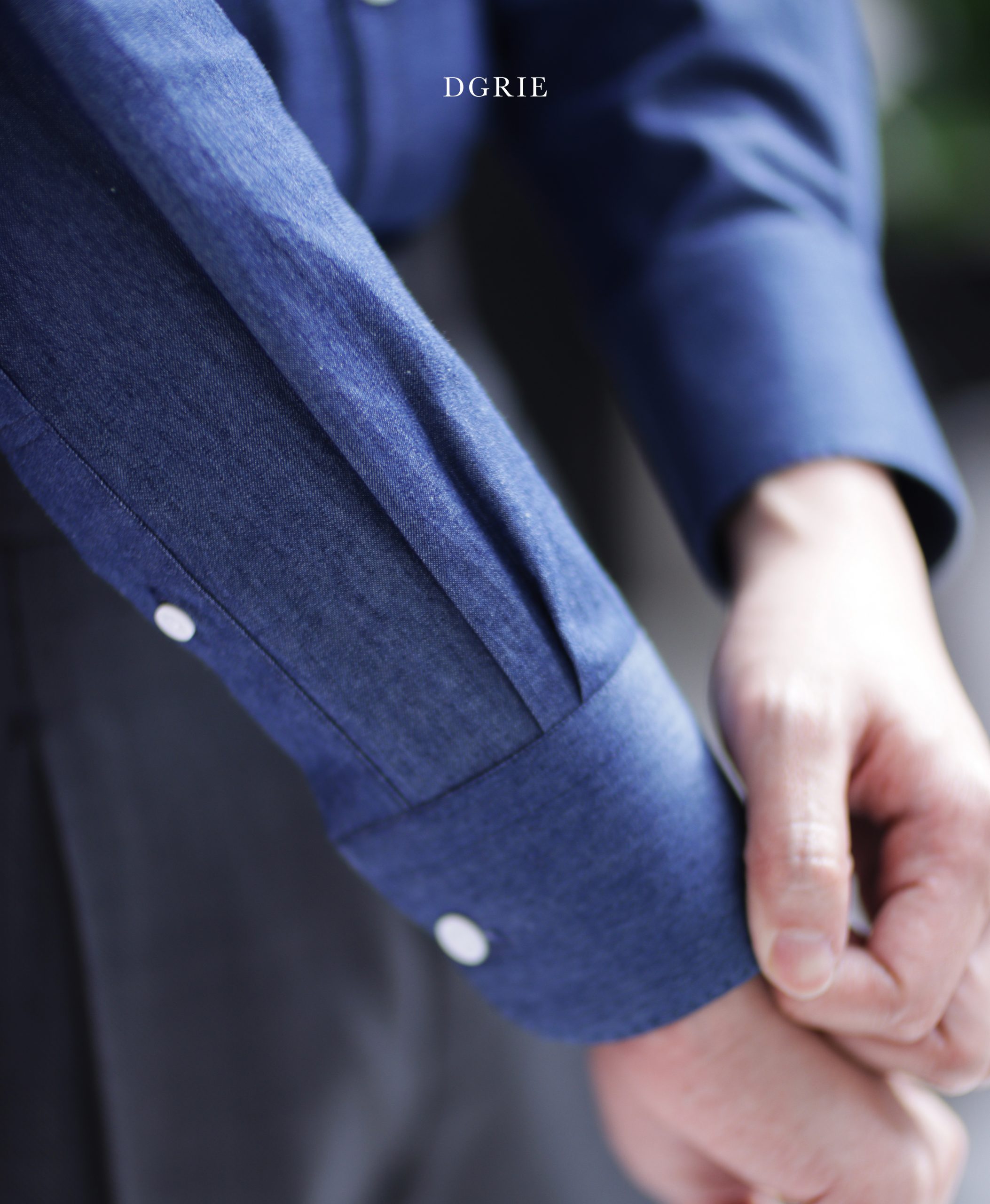 ตัดเสื้อเชิ้ตปกสไตล์วินเทจ DGRIE Premium Custom One-Piece Hand Stitch Collar Shirts