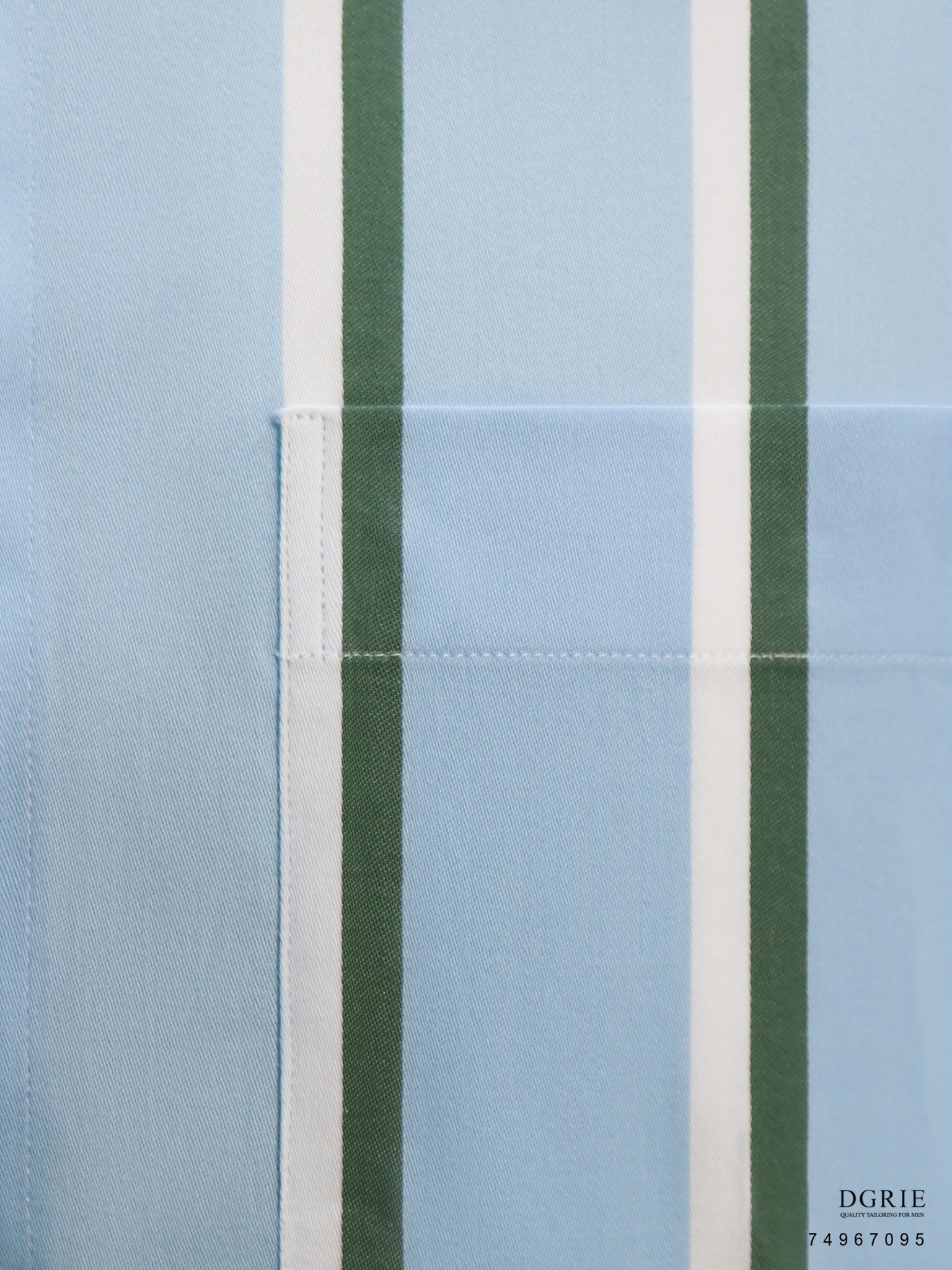 เสื้อเชิ้ต Double Stripe 2 Tone Light Blue Shirts