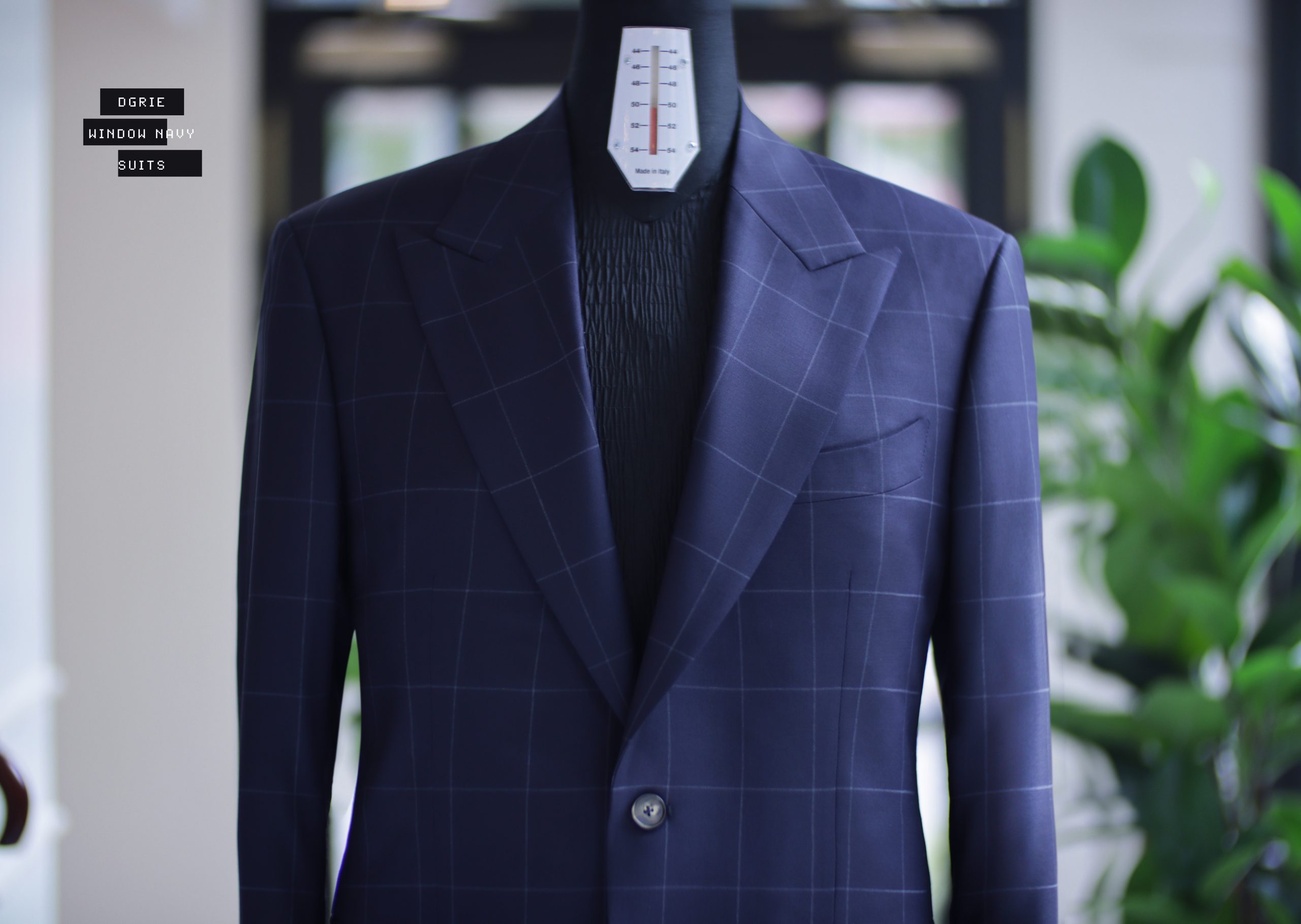 ตัดสูท Italy Window Navy Jacket Suits