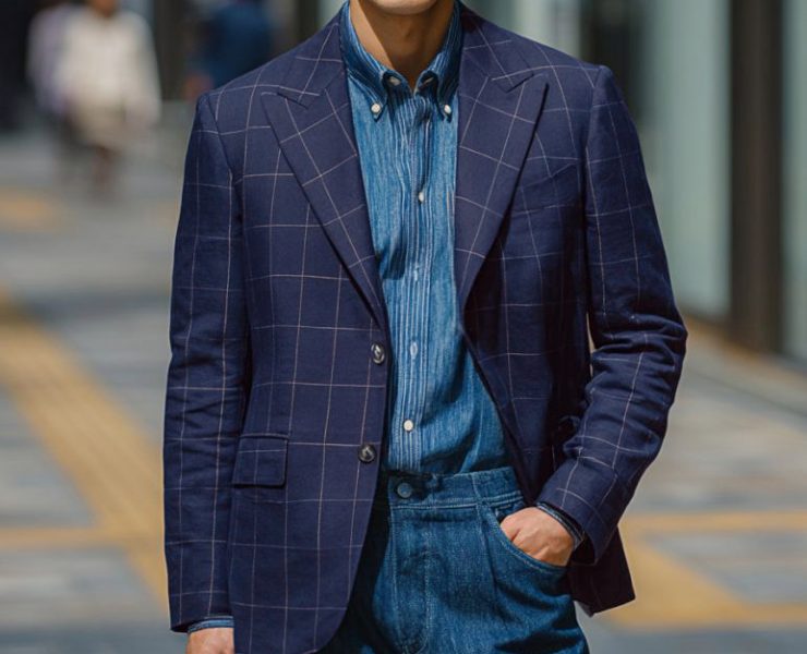 ตัดสูท Italy Window Navy Jacket Suits