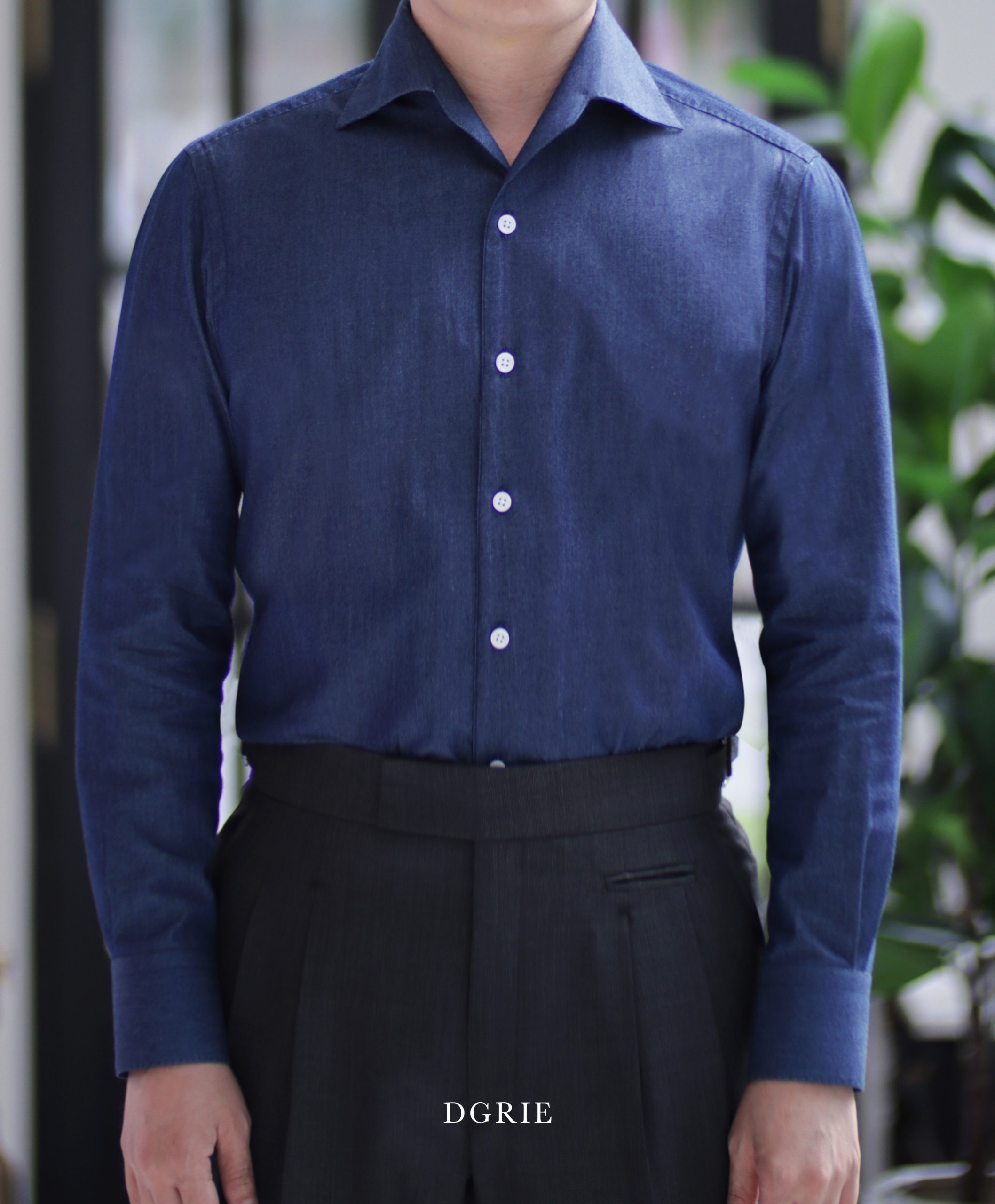 เสื้อเชิ้ต Premium Custom One-Piece Hand Stitch Collar Shirts